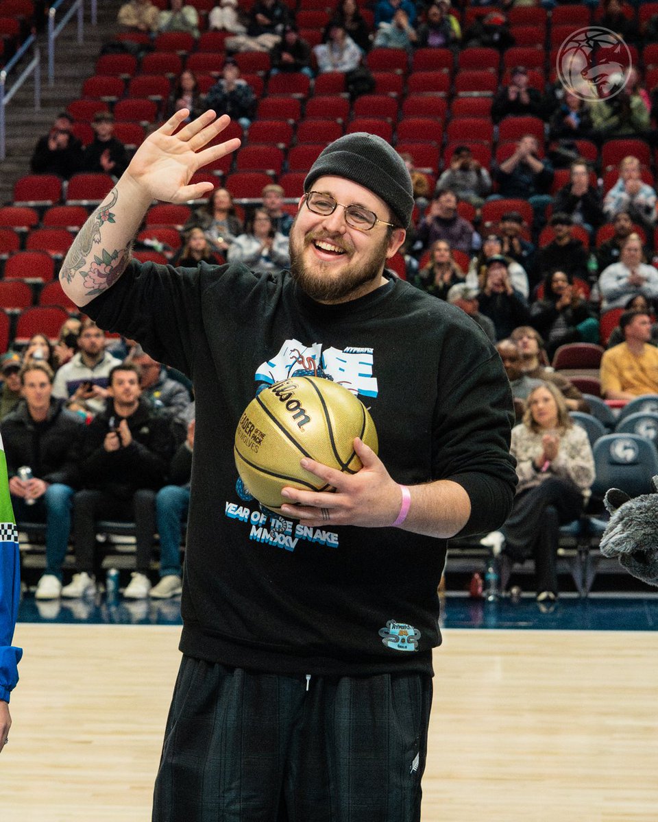 TWO WORDS: BEAT CANCER 🩶

As part of today's Hoops for Hope celebration, we are excited to welcome JC Stroebel, the man behind the viral Naz Reid tattoos, and his family to today's game. JC was diagnosed and underwent treatment for a brain tumor in December. He is a vital part