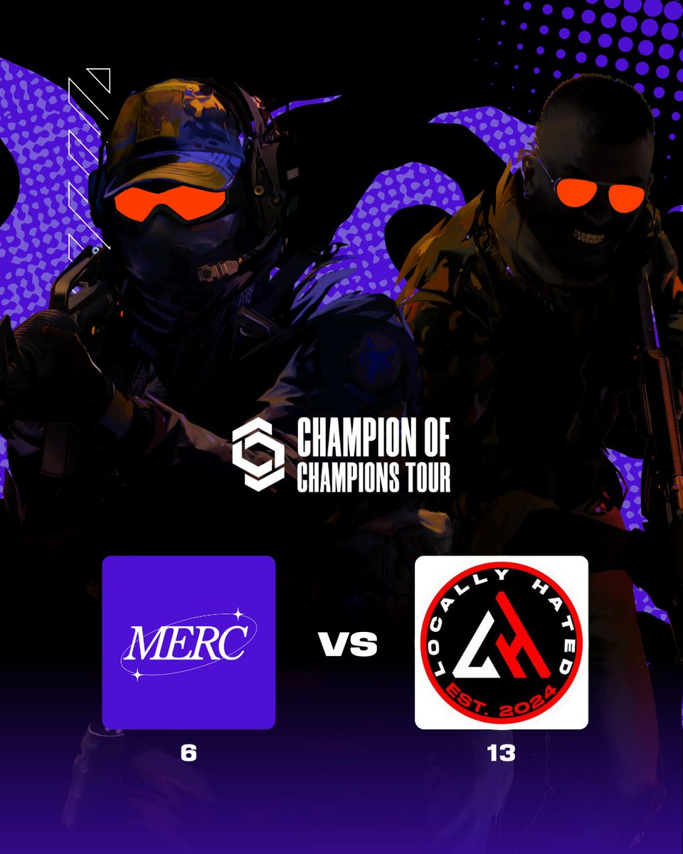 [#MERCCS2] 

GGs to Locally Hated as they take the game 13-6. 

That counts us out of the open qualifiers for CCT. GGs to all the teams we faced tonight!