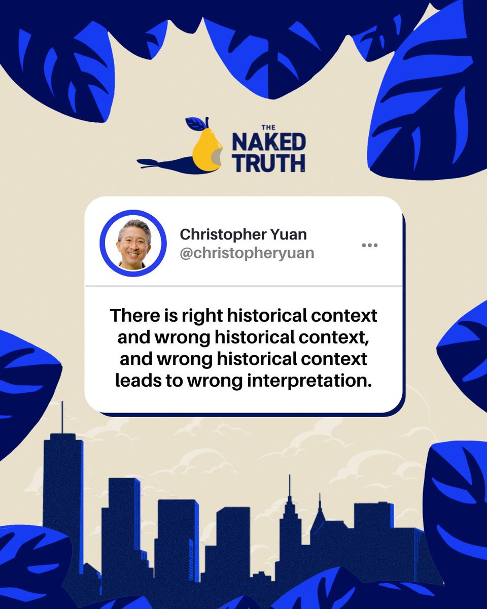christopheryuan's tweet image. Context is the guardrail that keeps us on the road of truth. It is not enough to just cite "history." You have to cite the right history.

Want to learn more? Watch the full video:
youtu.be/5DYEuvRCRh4?si…

#context #bible #exegesis