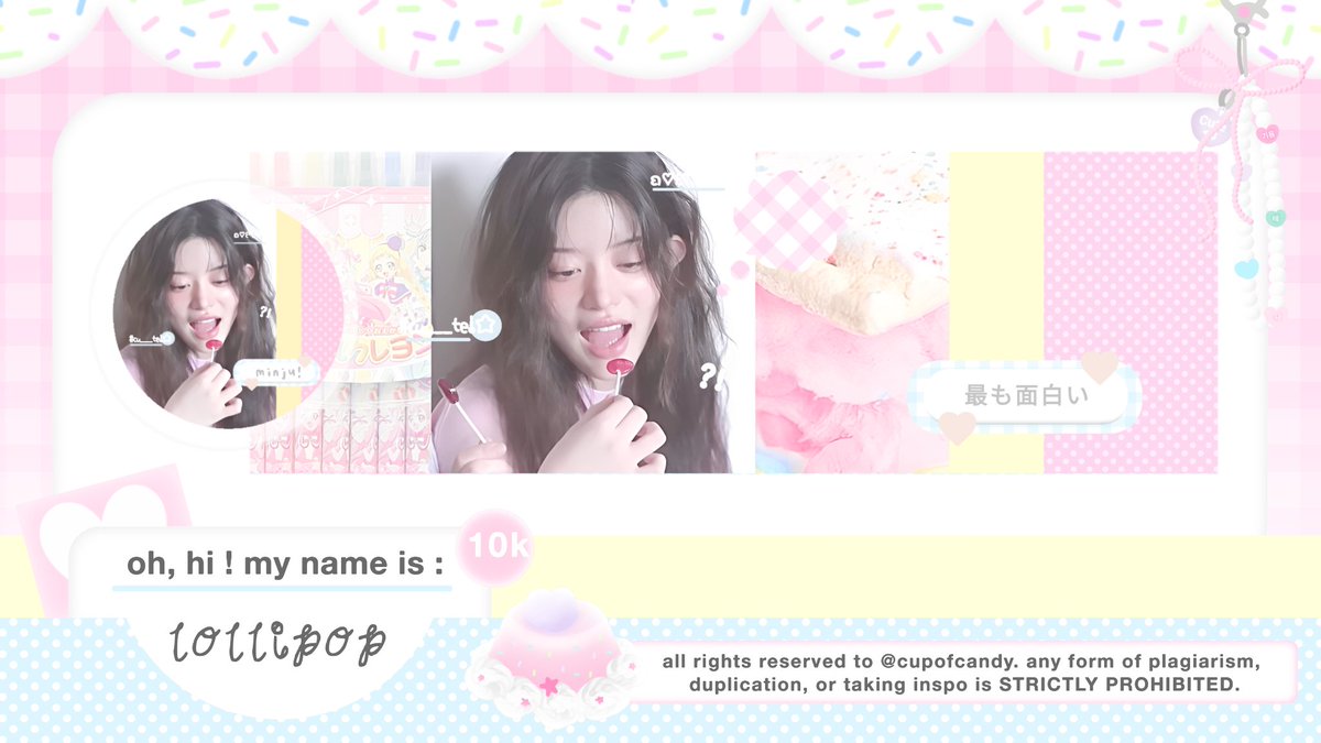 OfCandyland's tweet image. help repost? thankchu .♥︎ #zonauang

sugar angels, new candy pieces just popped in! layouts of hanni — rei — minju — wonhee priced at ALT.

tap into @CupOfCandy’s dm to get yours!