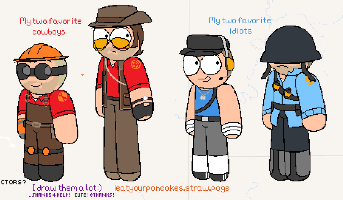 Oh, I completely forgot! Here's the final product! Thank you to both my friends and the random strangers who helped fill them in.