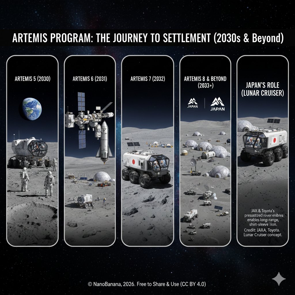来月の有人月周回後、来年は半世紀ぶりの月面着陸へ🚀 アルテミス2