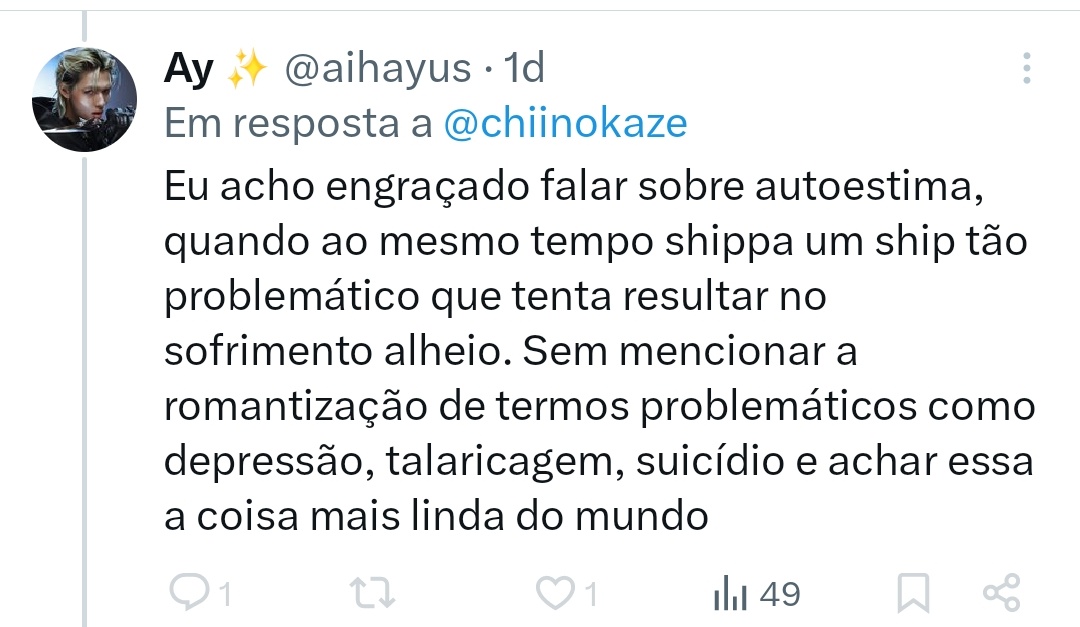 KKKKKKK romantizar traição