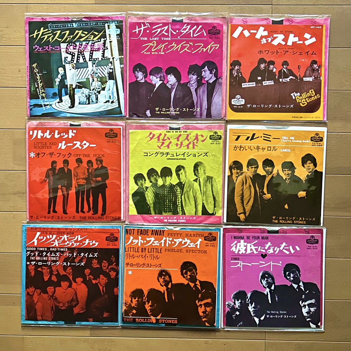 ストーンズ日本での2枚目シングルげっつ🔥
入手最難関と思われたコイツが出て来た時は震えた。。これでストーンズ日本盤7inchコンプリートかも(EP、再発、プロモ盤除く)。