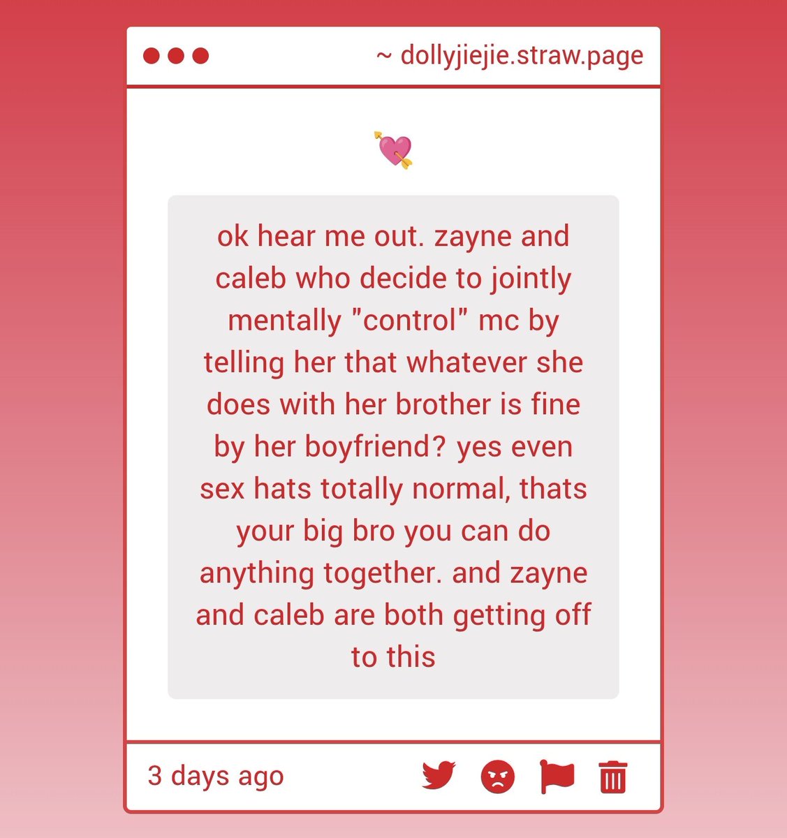 I love Zayne and Caleb manipulating mc 💘 they're so cruel you can't trust them!!! <333