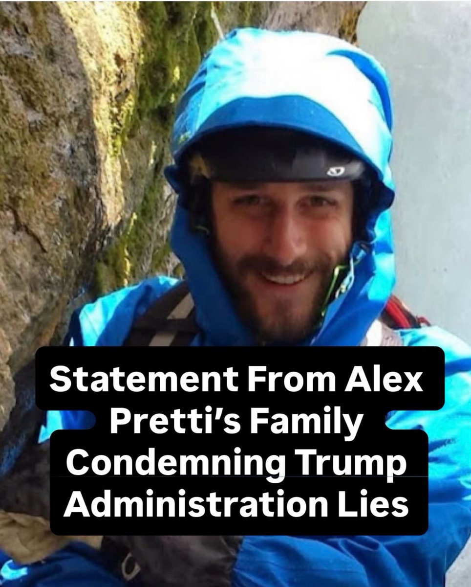 po_murray's tweet photo. Statement from Alex Pretti’s family condemning Trump Administration lies! https://t.co/0Kyr0UWDIW