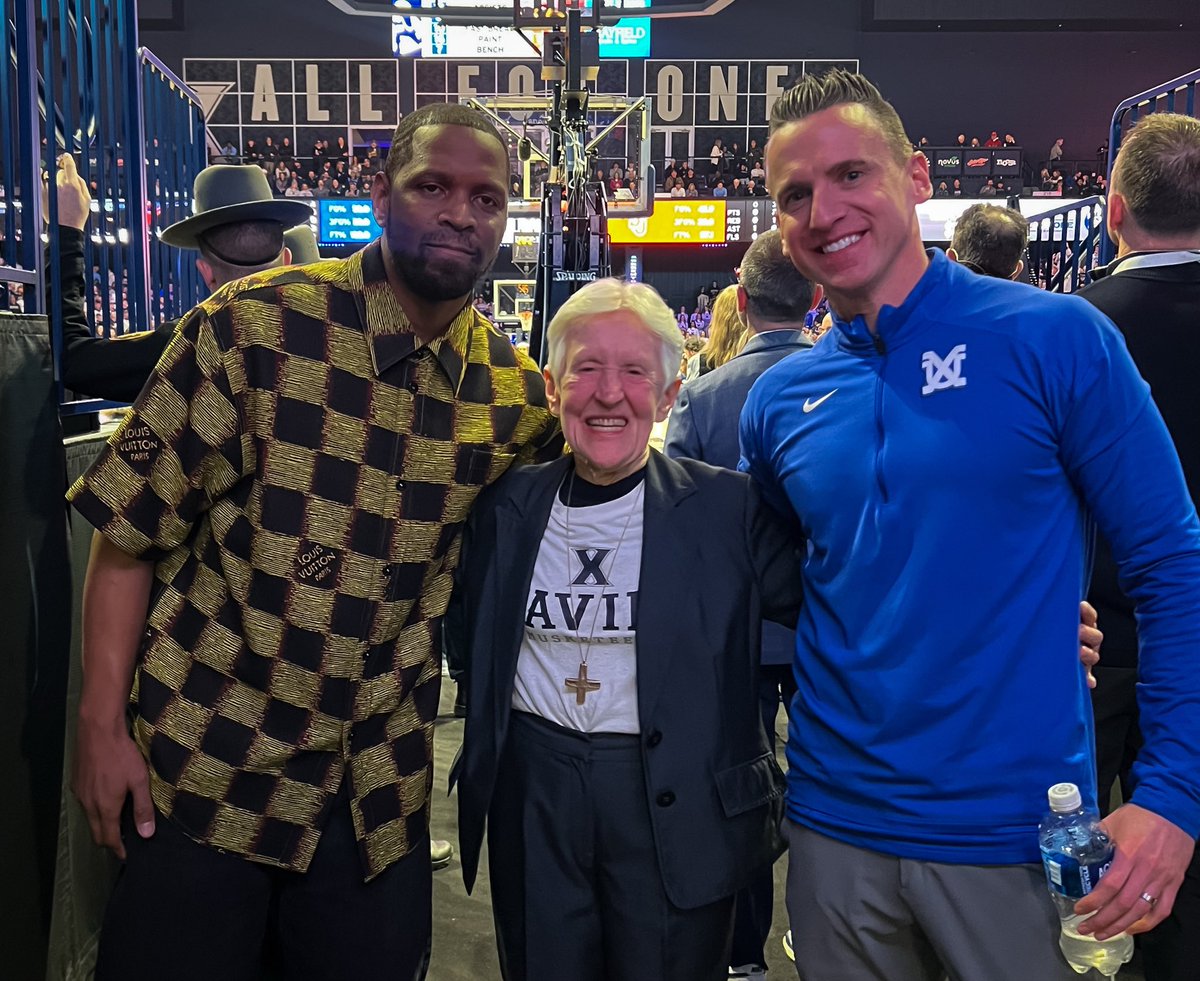 Grateful for every moment spent with these two on Victory Parkway. Two legends, together forever in the rafters of Cintas Center.