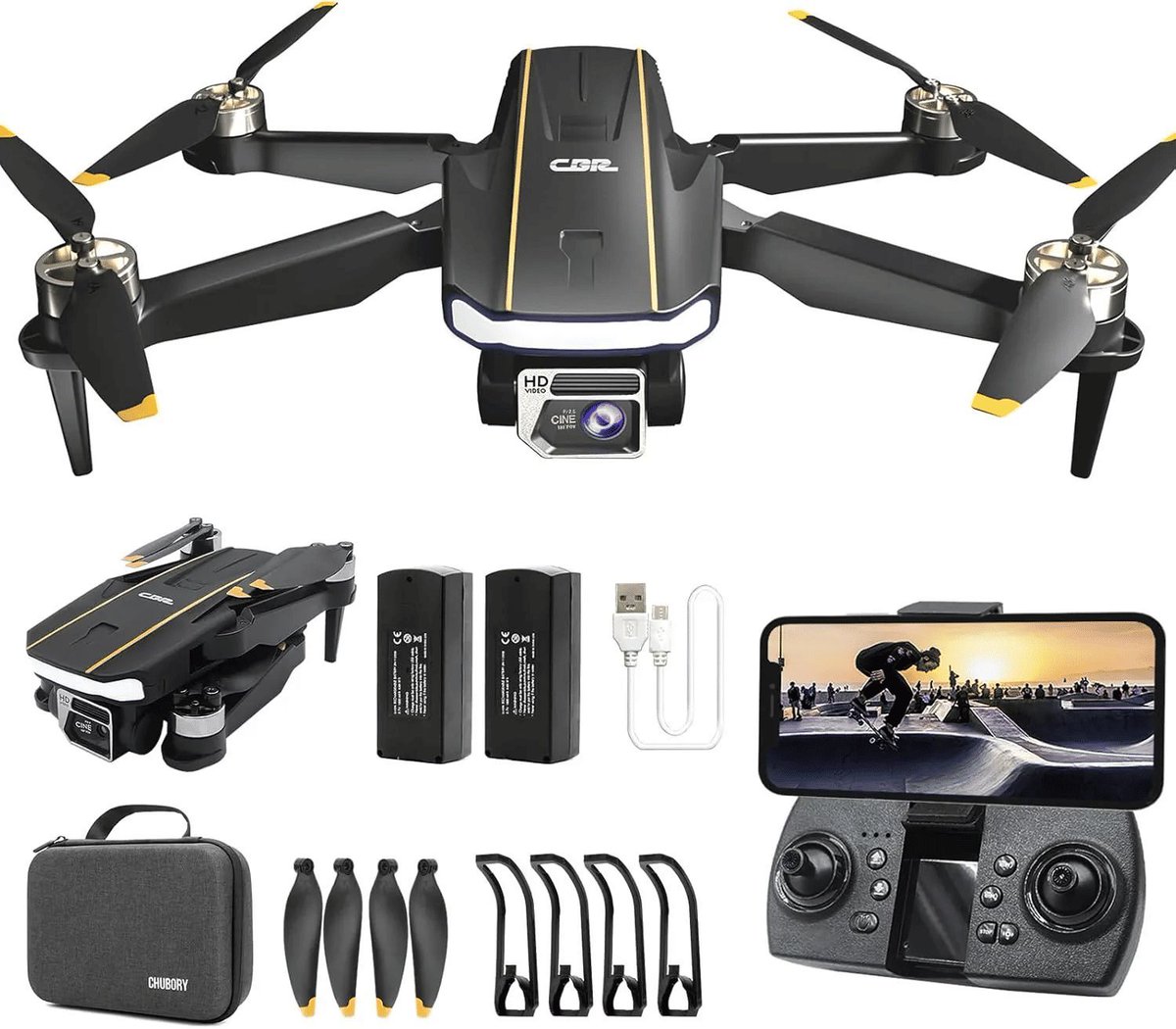 Unleash the skies with the CHUBORY A68 drone! Now just $34.93, down from $99.99. Capture stunning 1080p videos &amp; enjoy 36 min flight time. Grab yours today! #CHUBORYA68 #DroneDeals #TechGadgets #RCFlying #CHUBORY