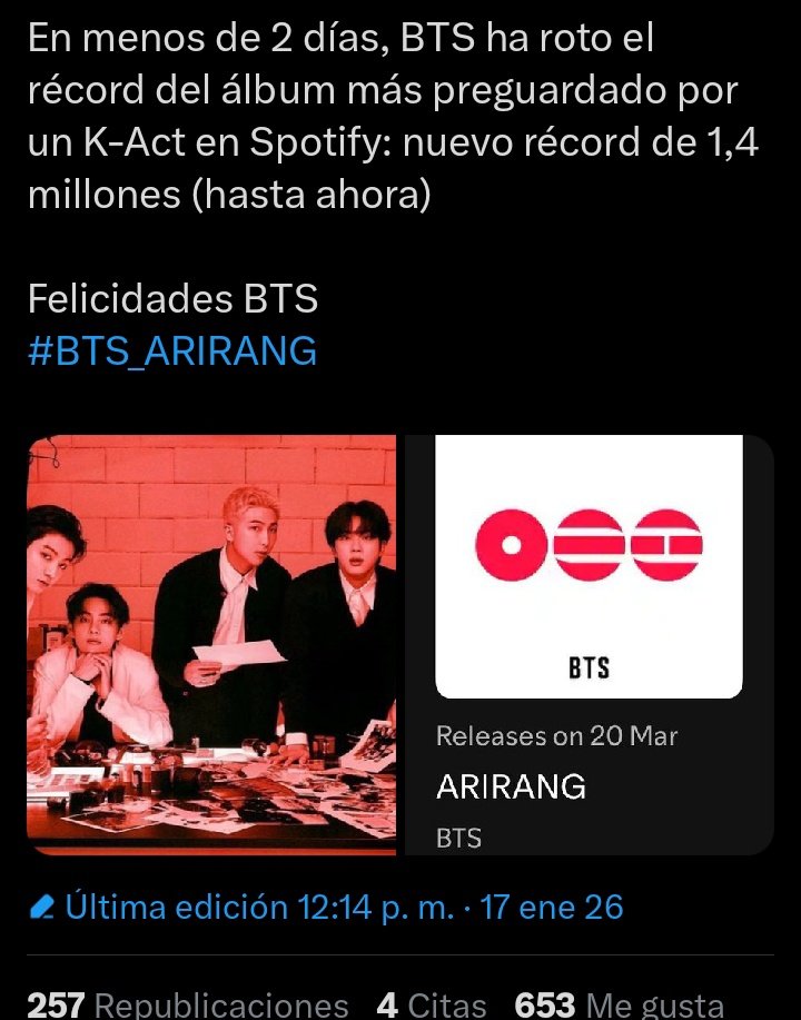 kooklovc's tweet image. se ríen de una captura mientras bts anda rompiendo récords de preventa con su álbum y de paso, haciendo sold out en menos de una hora en sus conciertos… y mientras, ustedes rogando para q bp raspe al menos un top10 😭 la diferencia habla sola y las prioridades tmb 🤏🏻
