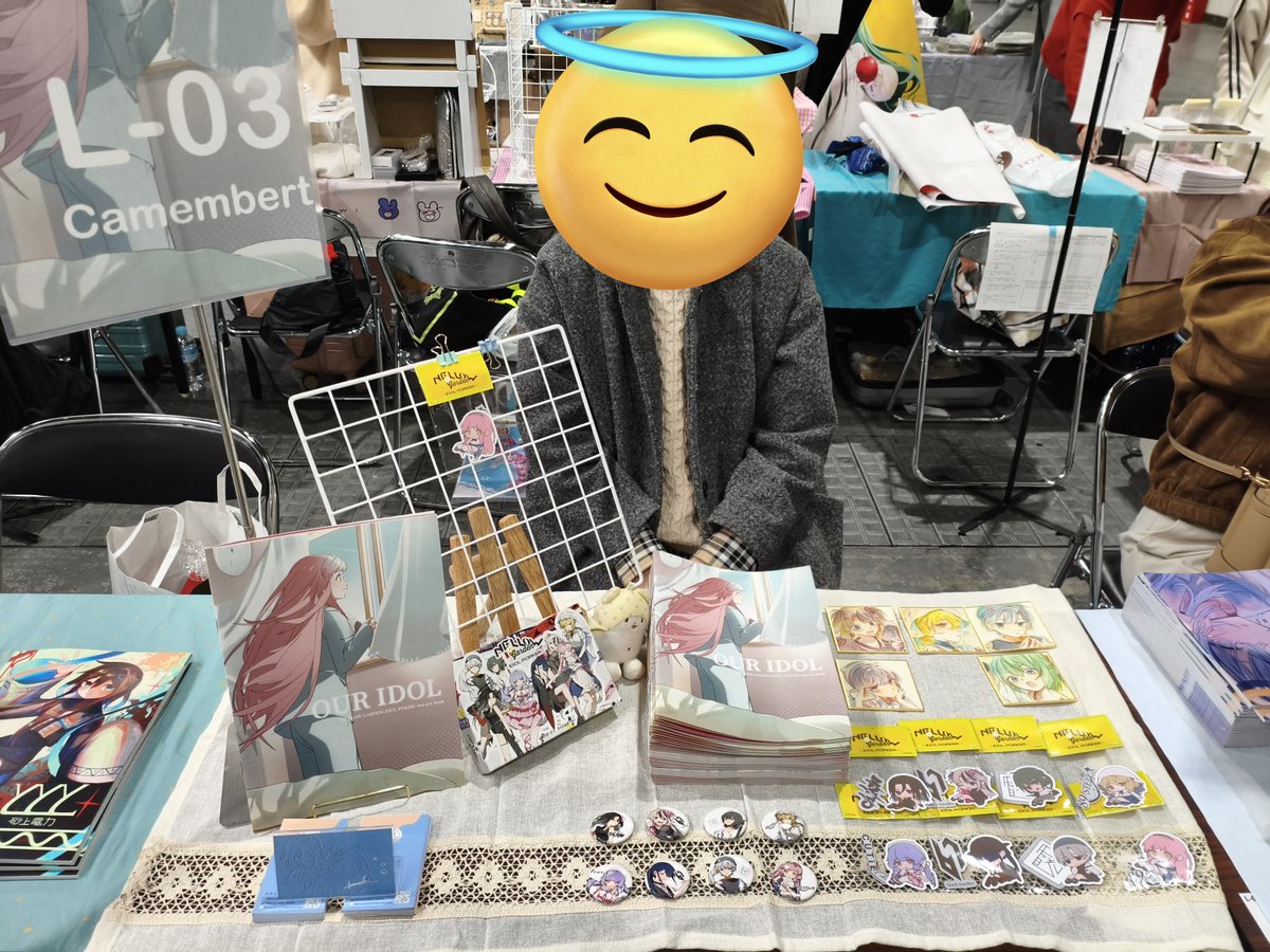 kamanberu_sando's tweet photo. ほとんど設営完了しました！
緊張〜〜〜〜〜〜〜！
気軽に遊びに来てください〜！ https://t.co/BMvBAh03ud