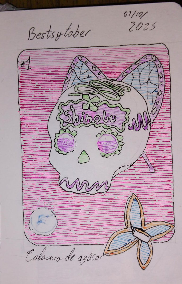 OkamiHanran's tweet photo. Betsytober 1
#胡蝶しのぶ 
#鬼滅の刃 
#díademuertos 
#NOAI https://t.co/ZGERuOQaKU