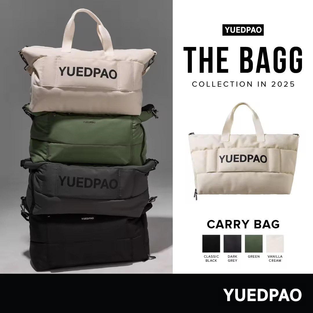 ใครกำลังตามหา กระเป๋าใบใหญ่ จุของได้จุใจ! 
แนะนำ Yuedpao Carry Bag กระเป๋ายืดเปล่า 
มีให้เลือก 5 สีเลยยย 

#กระเป๋าYUEDPAO #YUEDPAO #กระเป๋าแฟชั่น #YuedpaoCarryBag