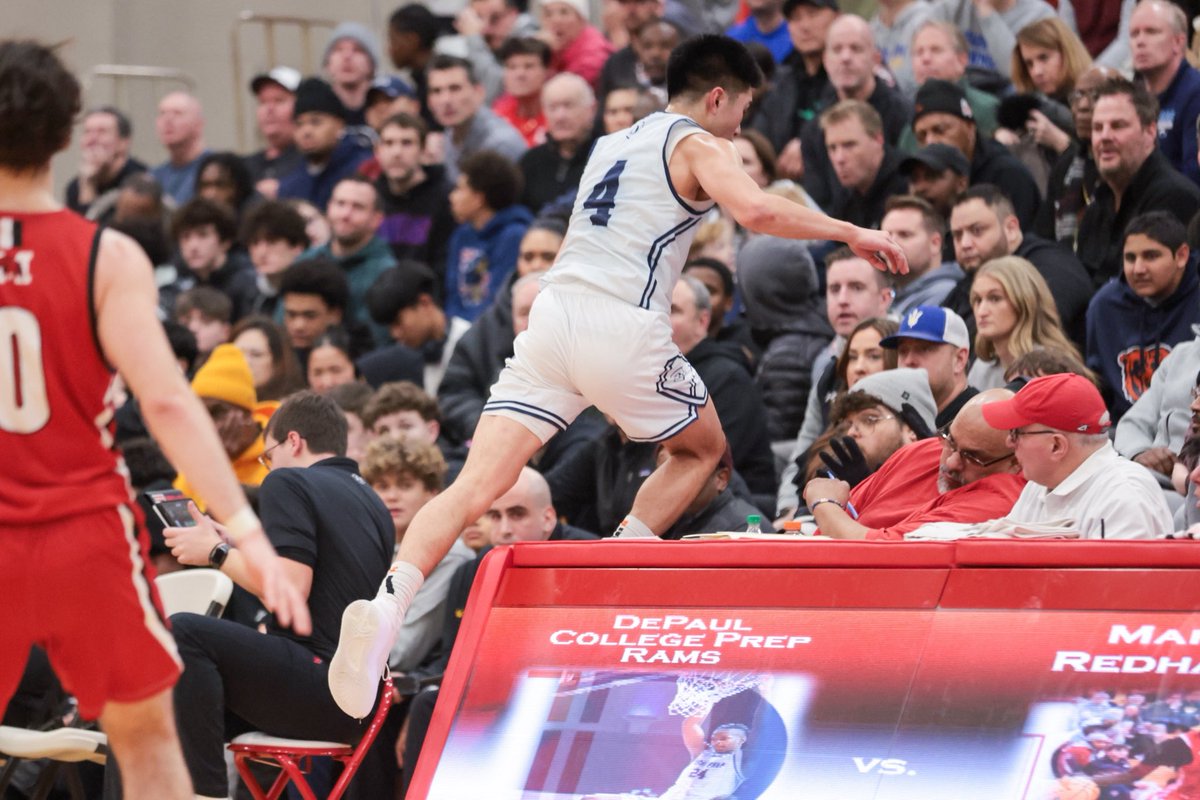 JackLydon63's tweet photo. @DePaulPrepMBB defeats Marist 59-43 at #WhenSidesCollide. Rykan Woo rises to the occasion again and again. 24 points (scoreboard had him with 26). Rams just refuse to lose no matter what people expect. @DePaulPrepAD @mattjnow @ILLHoopsScoops https://t.co/PANLJqbsYy