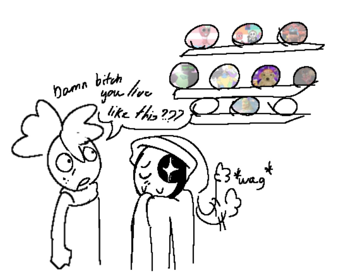 One little hc I had for my Astro is that he can take dreams,,, basically, if you can’t remember your dream, or parts of it, it means he liked it so much that he kept it for himself
example below