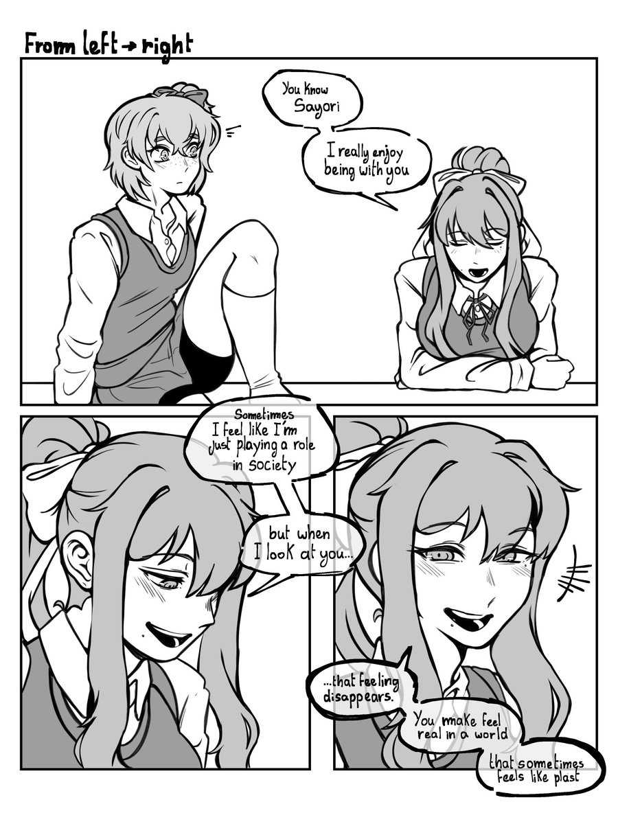 Kaidapai's tweet image. #DDLC #sayonika (?)
Cringe. I hope I explode in acid.