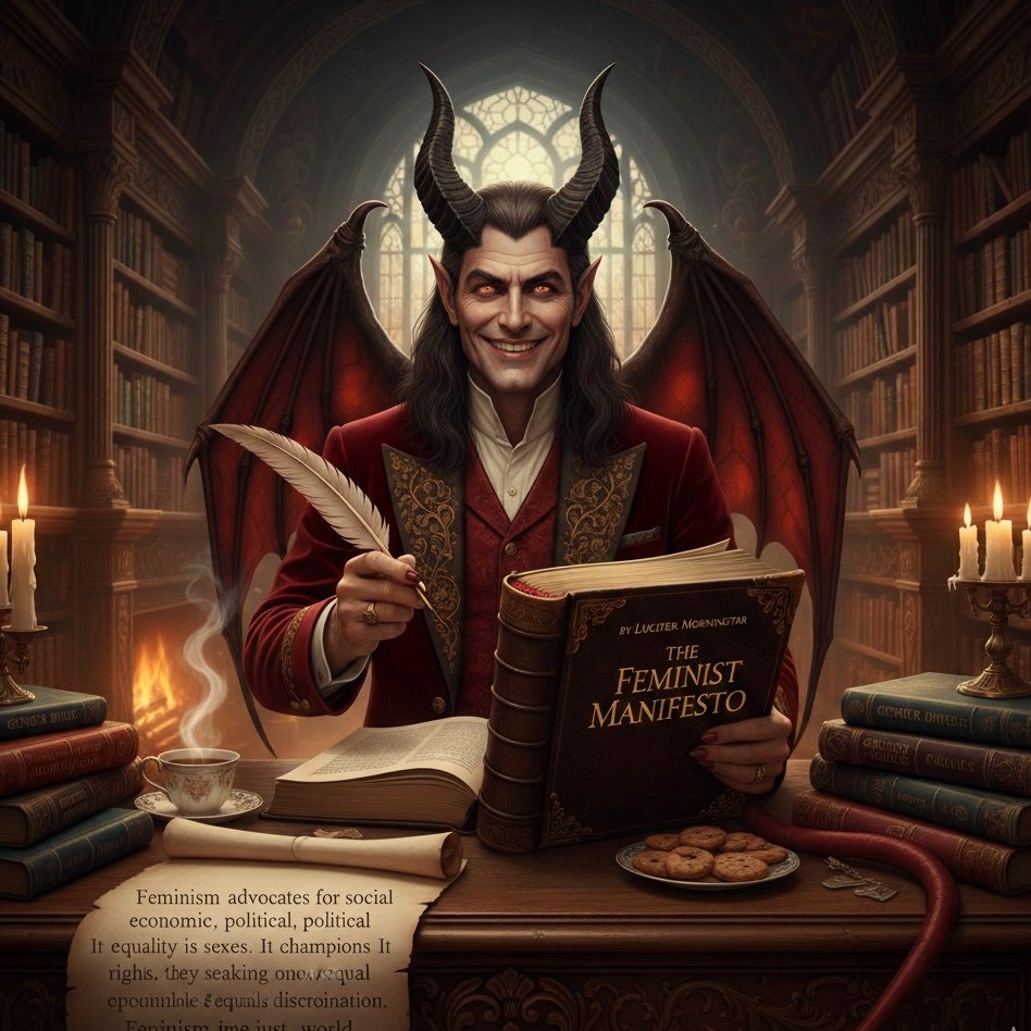 KarolineGosling's tweet image. Satan Loves Feminism

Everything Satan pushes seems good on the surface but in reality is evil

If Women were supposed to be "equal" to Men, they would have been from Day 1.. Not thousands of years later

Feminism divides Genders and humanity more than anything else in this world