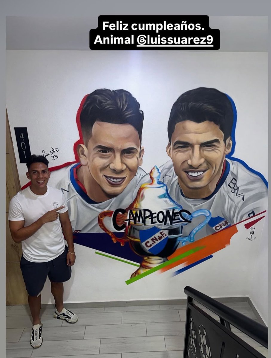 cndefcoleccion's tweet photo. Jajajajajajajajajajajaja no puede ser que tenga pintada la pared de su casa con su cara y la del Lucho.

Te amo, Alex. https://t.co/12mgg8Tcvl
