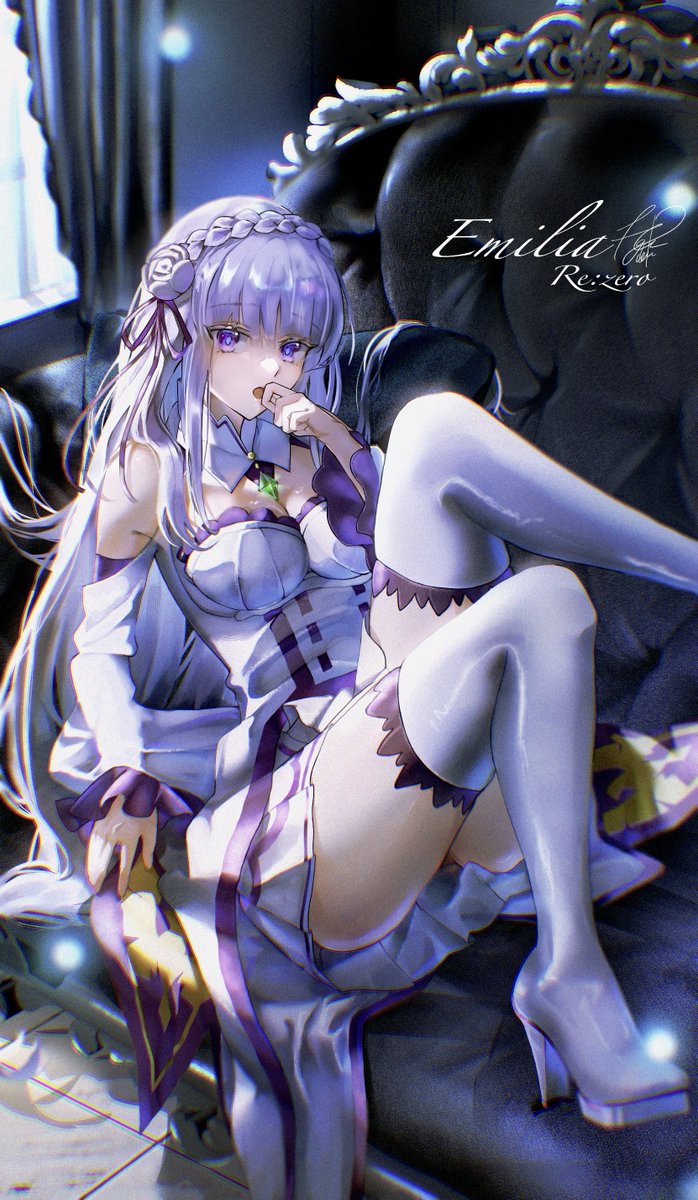 エミリア　趣味絵
#rezero #リゼロ