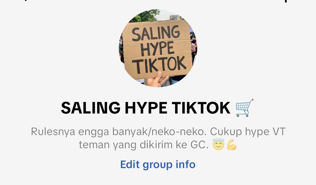 nonareview's tweet image. Link GC:
tiktok.me/group/ZSaU5udV…

ngehype-nya simple bgt, tinggal share di gc dan mem lain bakalan like/komen/repost postingan kita. Ini tanpa rules yg harus ini itu lho. Yukk join udh ada 15 member disana.