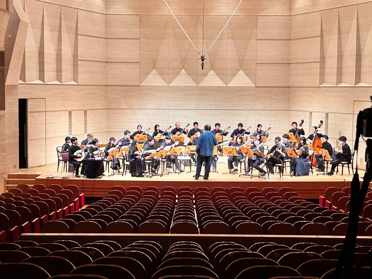 maru8strings's tweet photo. 本日は演奏会、リハーサル中です！
寒い中ですが気をつけてお越しください。 https://t.co/Rme0dcnyAa