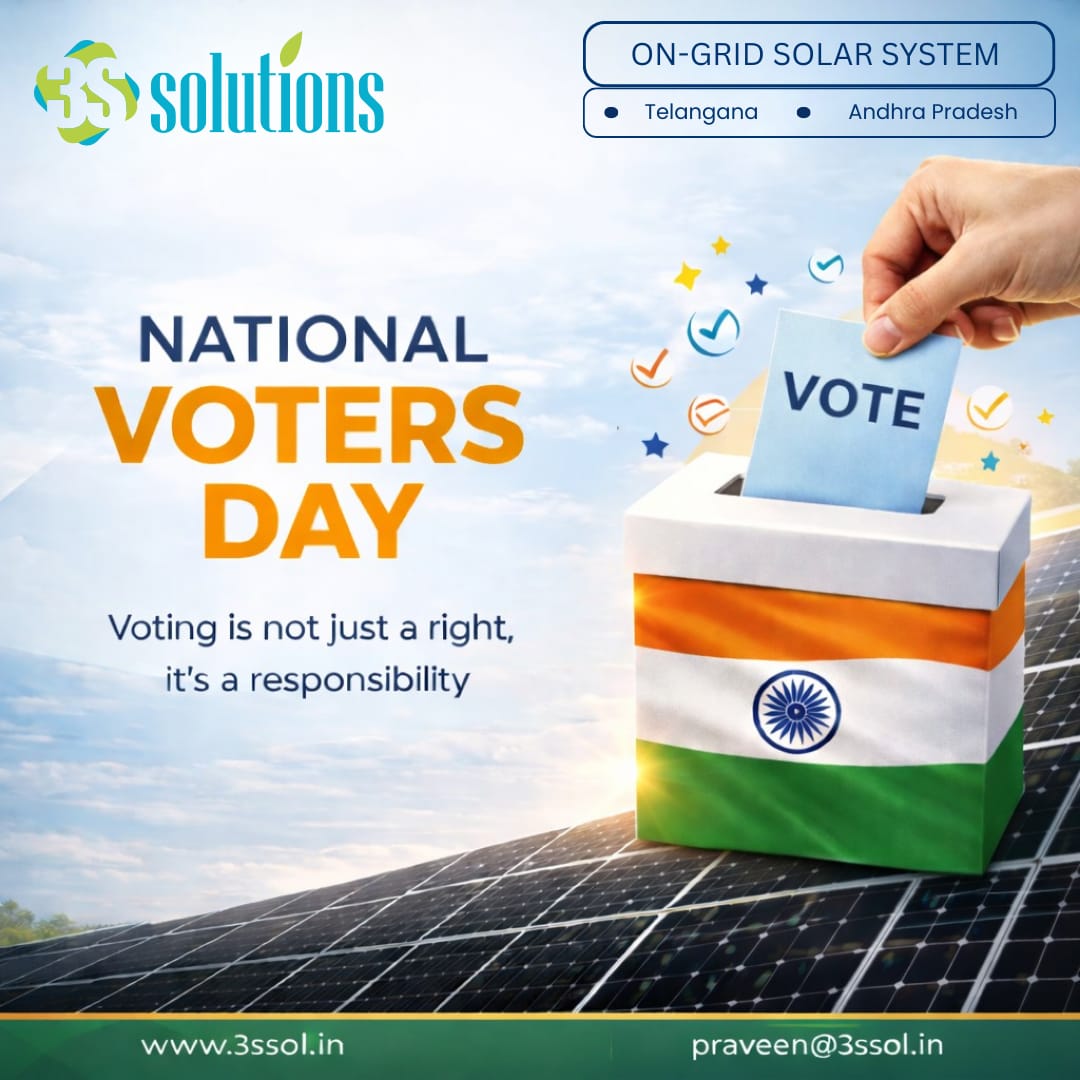 3s_Sol's tweet photo. 🗳️ National Voters Day 🇮🇳
Voting is not just a right—it is a responsibility.
On National Voters Day, let us recognize the power of informed participation in strengthening our democracy.

#NationalVotersDay #EveryVoteCounts #CivicResponsibility #Democracy #3SSolutions https://t.co/Lm0hQOgT6e
