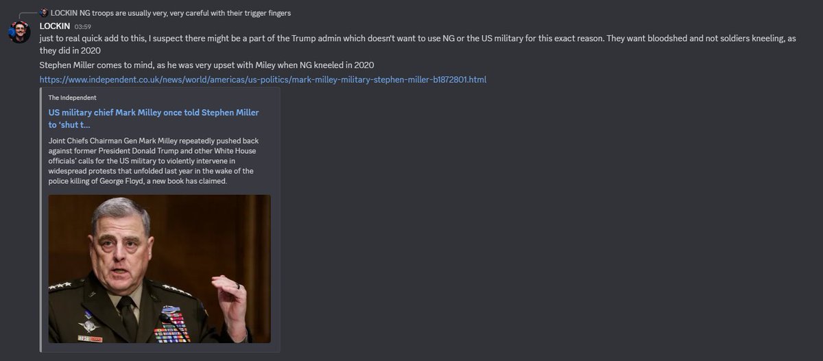 yslenjoyer's tweet image. I suspect the Trump admin will be wary of using the Insurrection Act