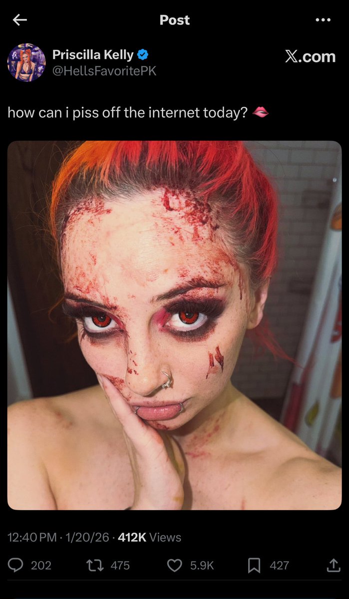 ToCauseDemise's tweet image. | personally if I ever brought this back. I’d change it to Zaria. I just can’t see myself portraying this character anymore. The stupid fucking tweet then projecting with posts like these. I’m kinda over it. And I do not believe PK’s apology was genuine. Fuck her.