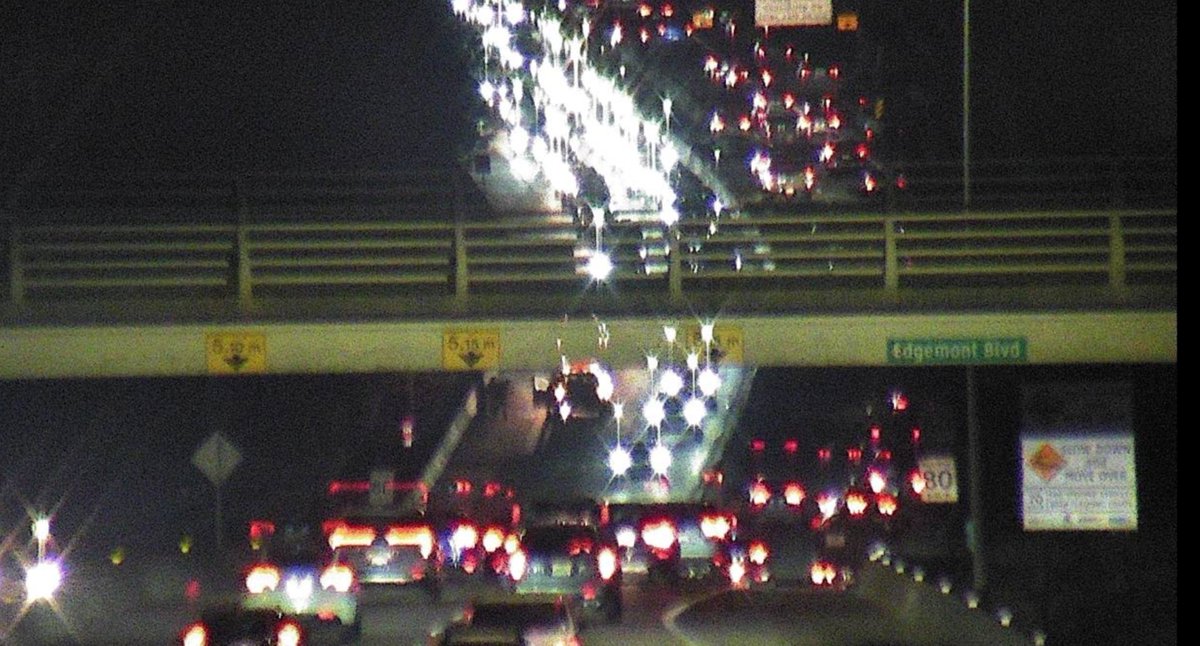 DriveBC's tweet image. ⚠️#BCHwy1 Eastbound vehicle incident before Edgemont Blvd has the right lane blocked. #UpperLevels #NorthVan