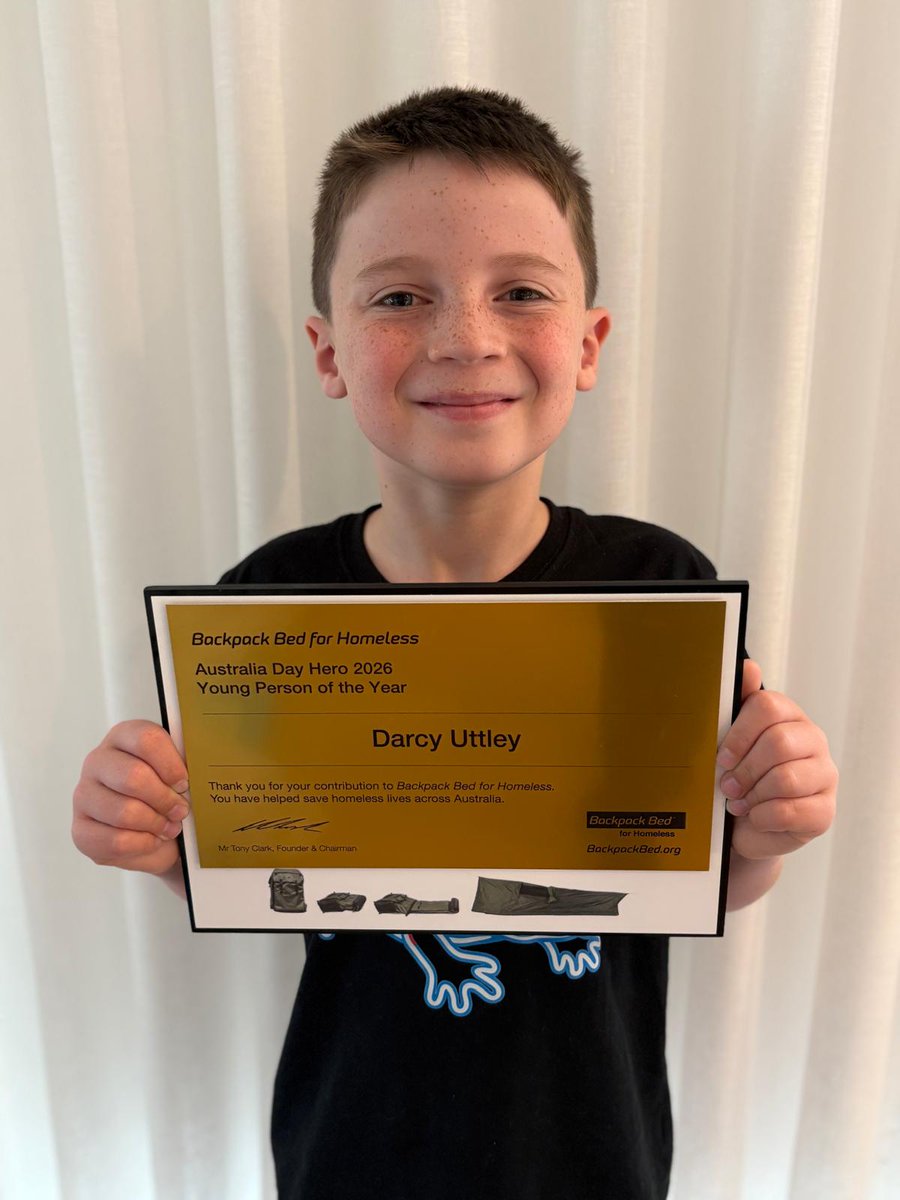 Backpack Bed for Homeless, Australia tweet media