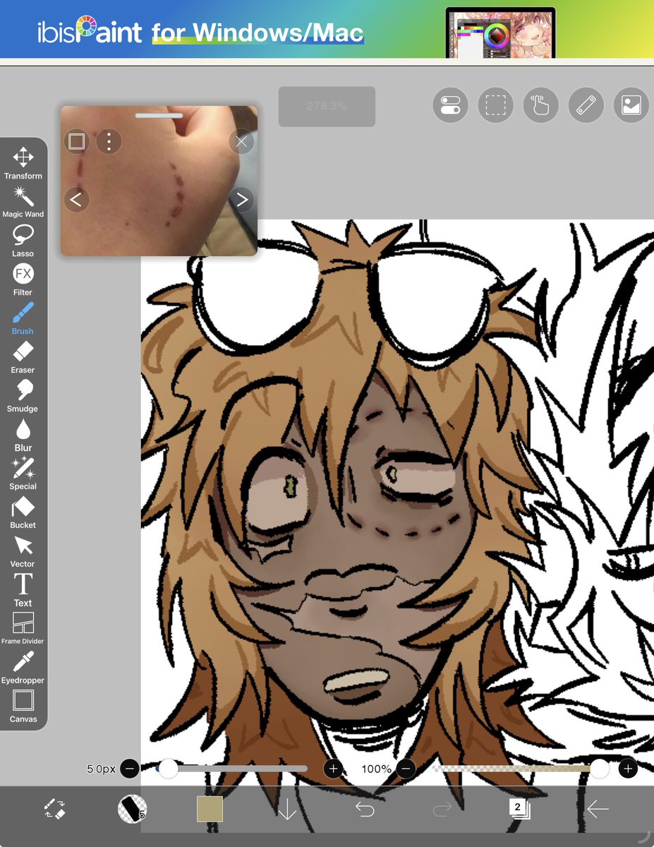 sykiatik's tweet photo. He just hates when fang bite his face //wip 

#fangster #brawlstarsfanart #fangxbuster https://t.co/SW8rFY5l1j