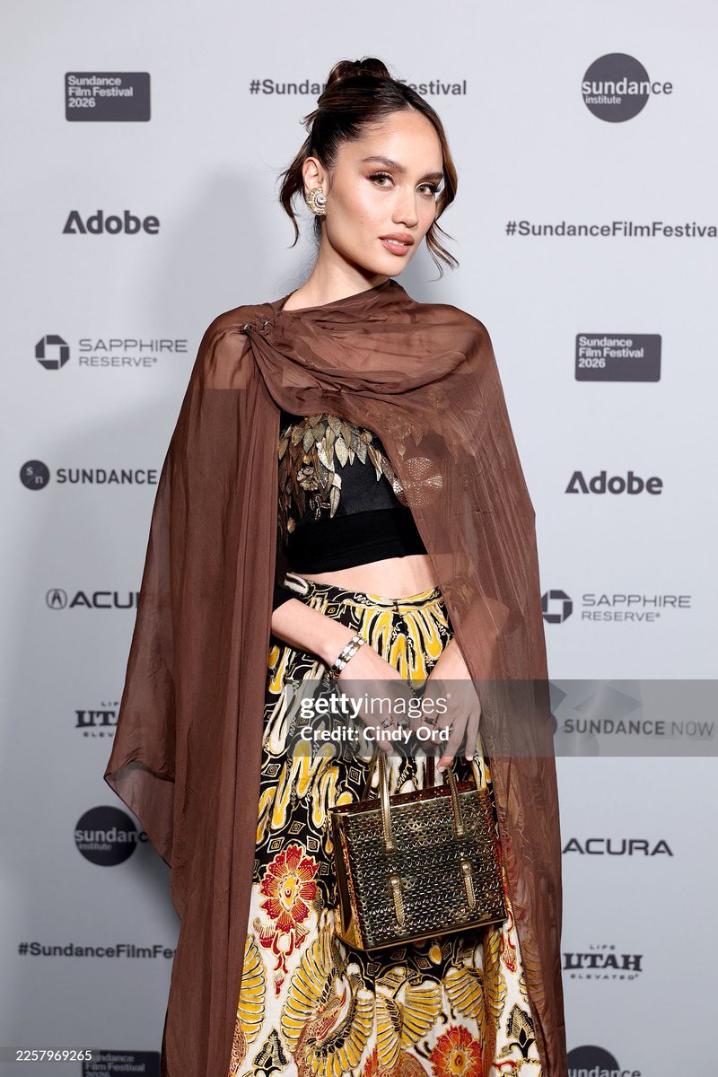 FilmIndoSource's tweet photo. Cinta Laura Kiehl attends the World Premiere of ‘PARA PERASUK’ (‘LEVITATING’) at the 2026 Sundance Film Festival. #Sundance2026 https://t.co/6YLAPqi1kS