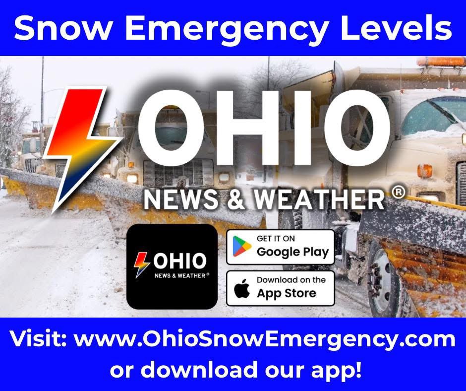 A few counties have issued snow emergencies tonight. Visit ohiosnowemergency.com for the latest!