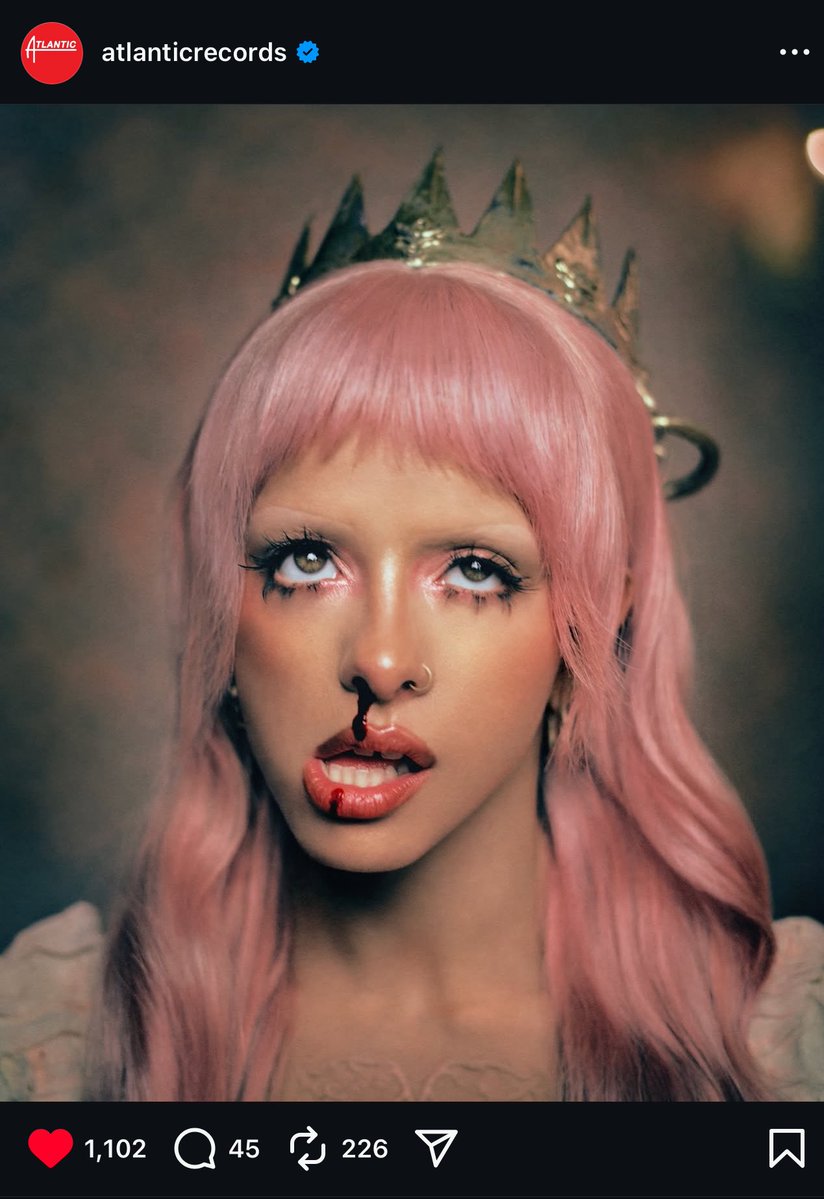 MELSHUB's tweet image. Atlantic Records finally posts about Melanie Martinez