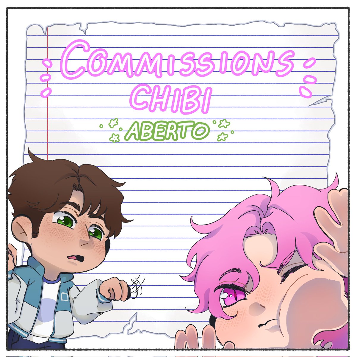 bumi_boo's tweet photo. Comissões Abertas !! 💥

Oii gente! Abri recentemente comissions pra chibis e vim divulgar aqui, caso queiram algum desenho ou tenham duvida é so me chamar pela DM!

- tiktok: @ bumiboo
- insta: @ https://t.co/JnN77sKnth https://t.co/9vwLbLGnCs