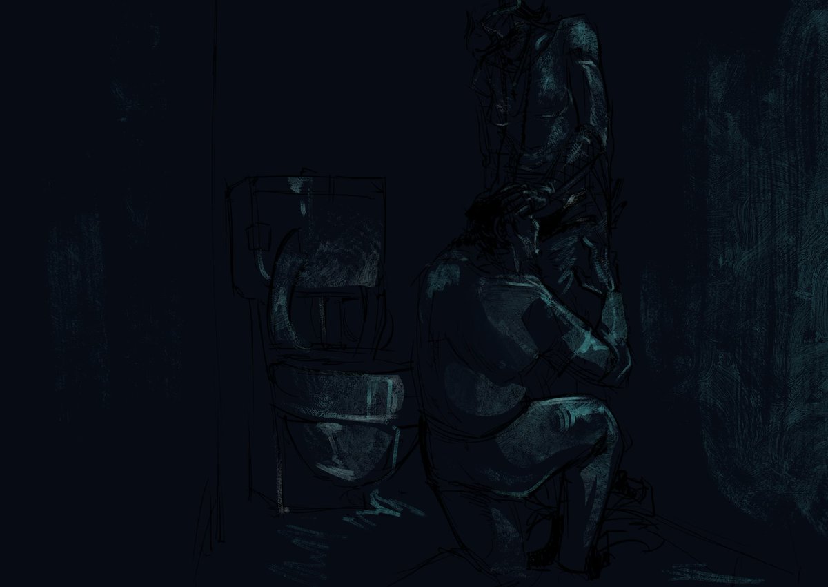 its dark but thats okay