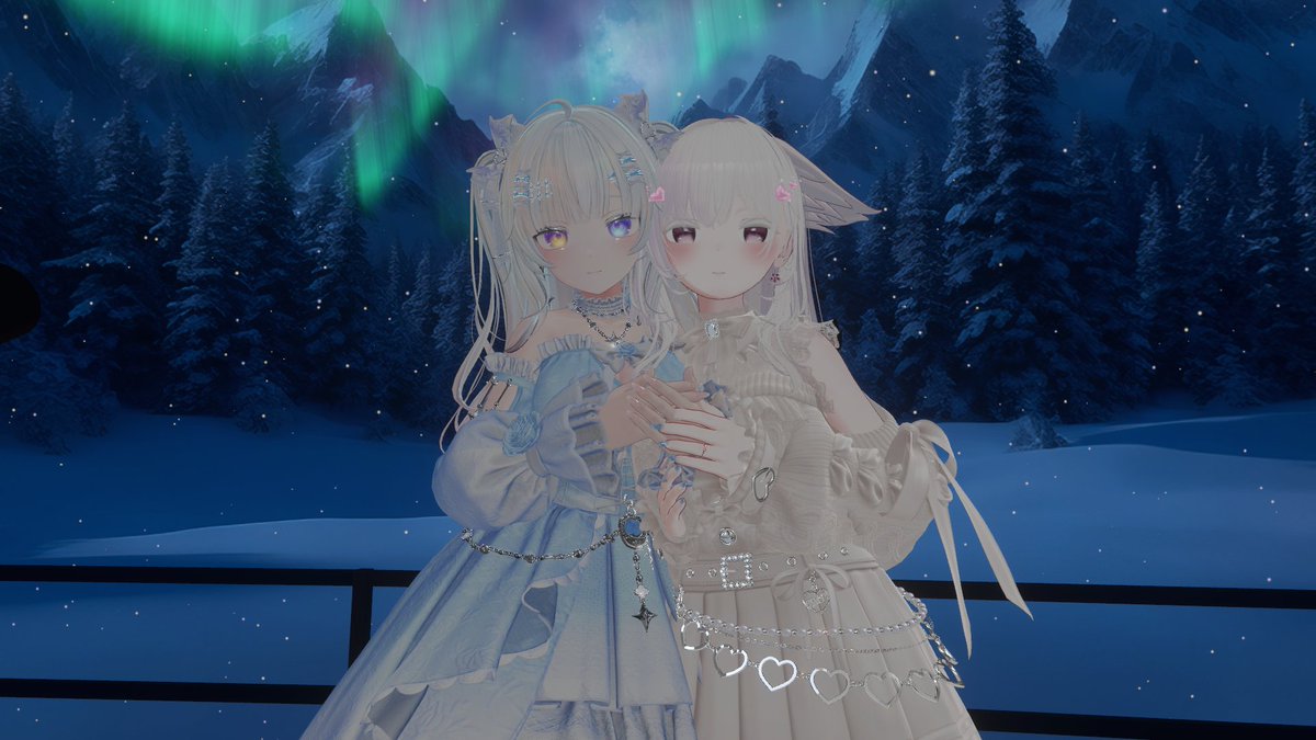 LINN_Game's tweet image. 昨日はみんなと久しぶりにホラワに行った後パートナーと3ヶ月記念の📸
いつもありがとう🙂
＃VRChat