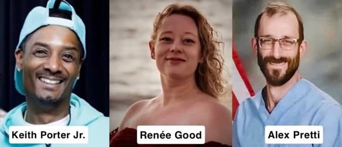 <a href="/EdKrassen/">Ed Krassenstein</a> They executed Alex Pretti.
They executed Renée Good.
They executed Keith Porter Jr.

Their blood is on Donald Trump’s hands.
ABOLISH ICE &amp; PROSECUTE THE MURDERERS!