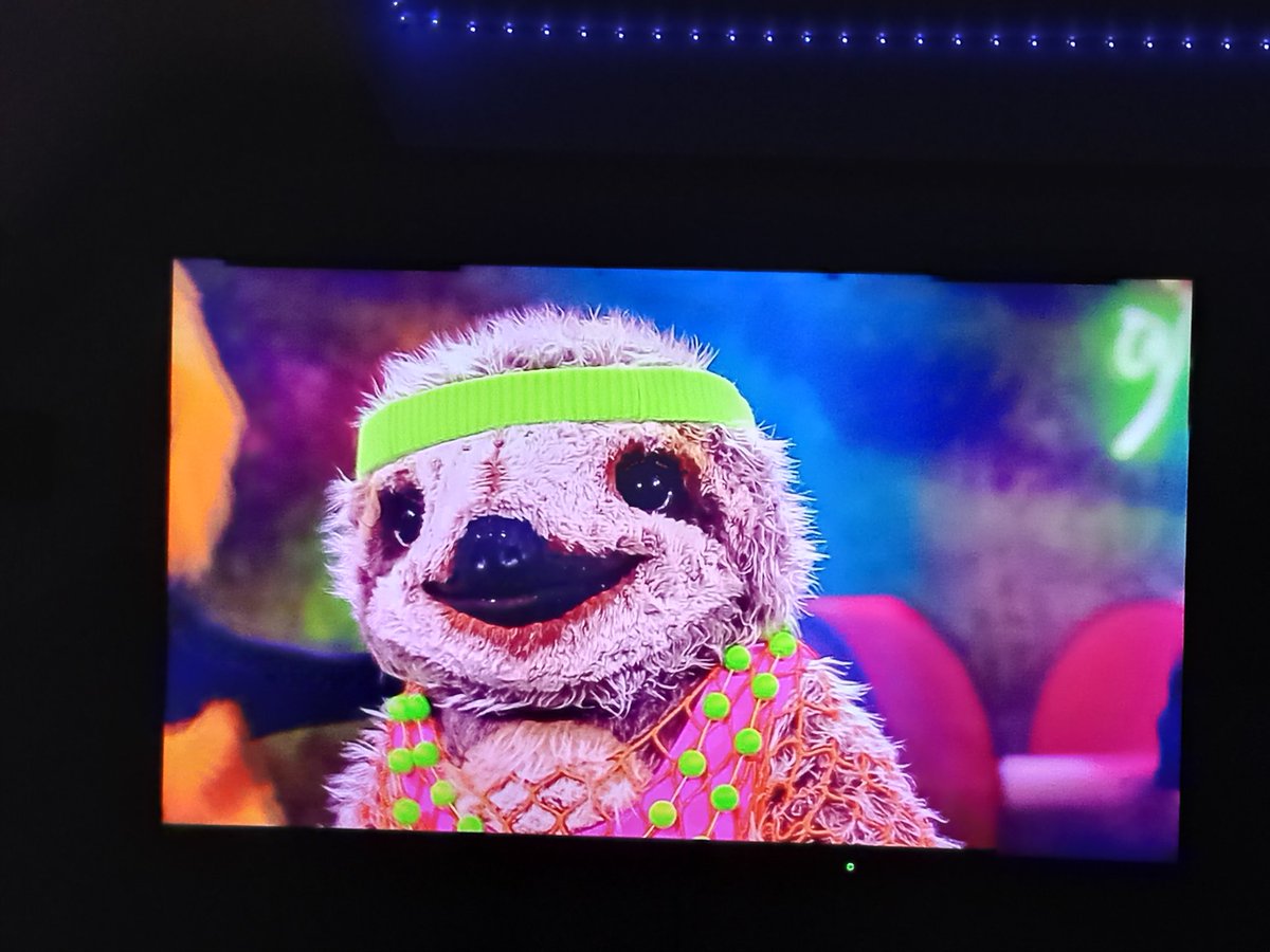 TrevCampbell's tweet photo. #JoeWicks I'm thinking is #SLOTH #MaskedSingerUK ok π https://t.co/CgDrqmJ3kR