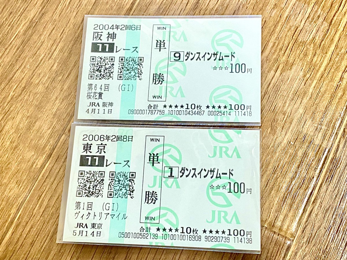 先週亡くなったダイワメジャーとダンスインザムード。競馬を見始めて