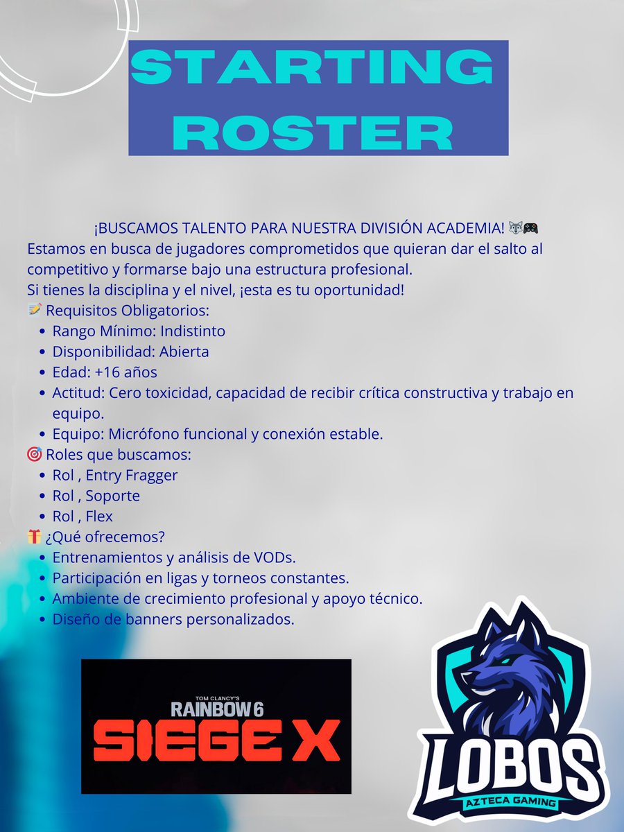 LOBOS AZTECA GAMING tweet media