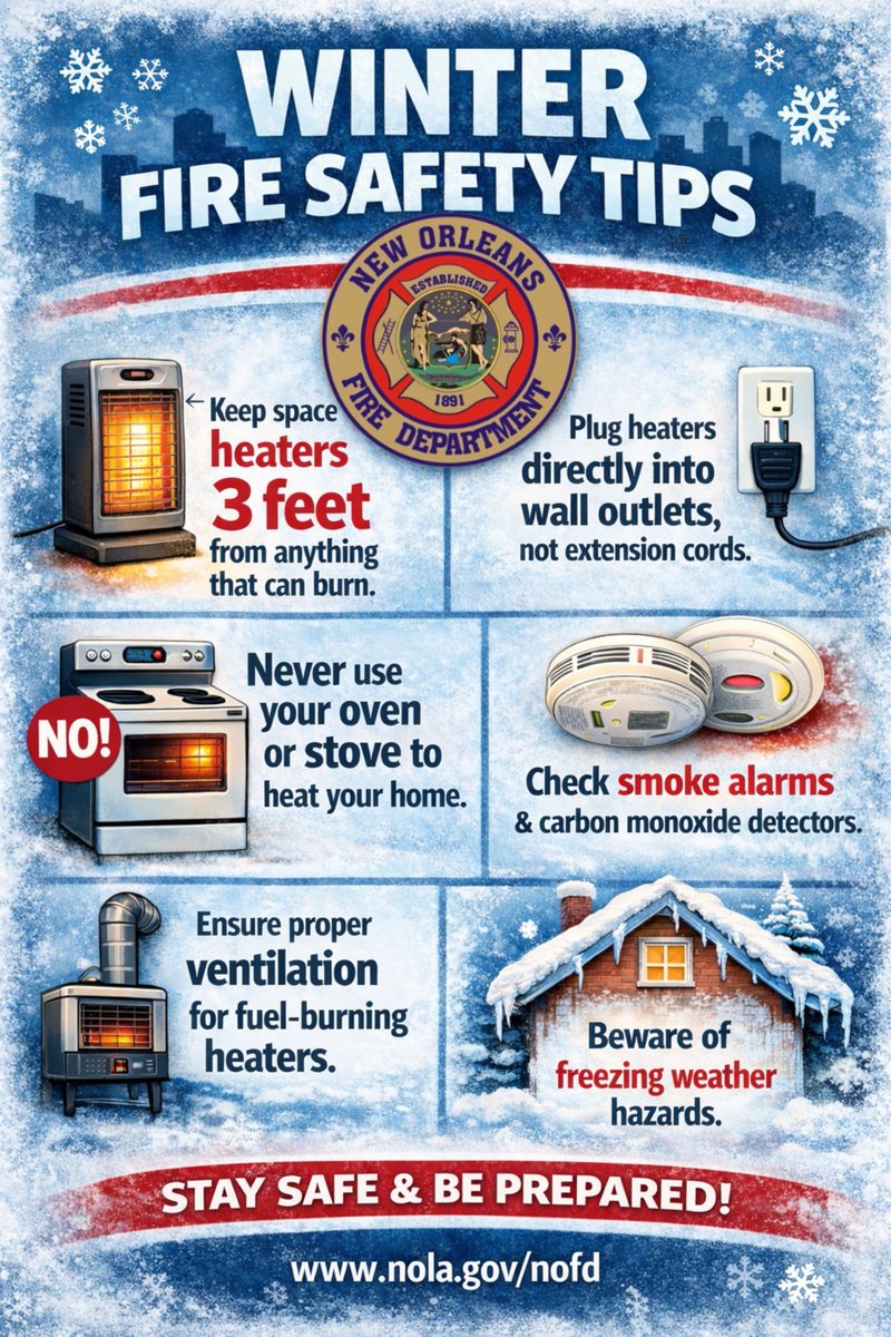 New Orleans Fire Department tweet media