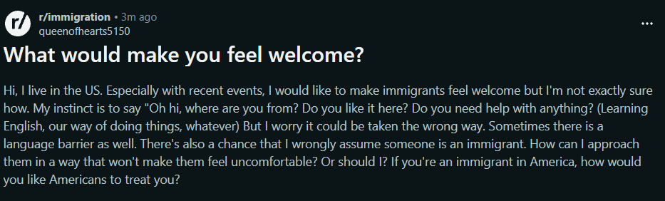 Why do liberals in the U.S. assume immigrants are retarded and somehow need their "help"?