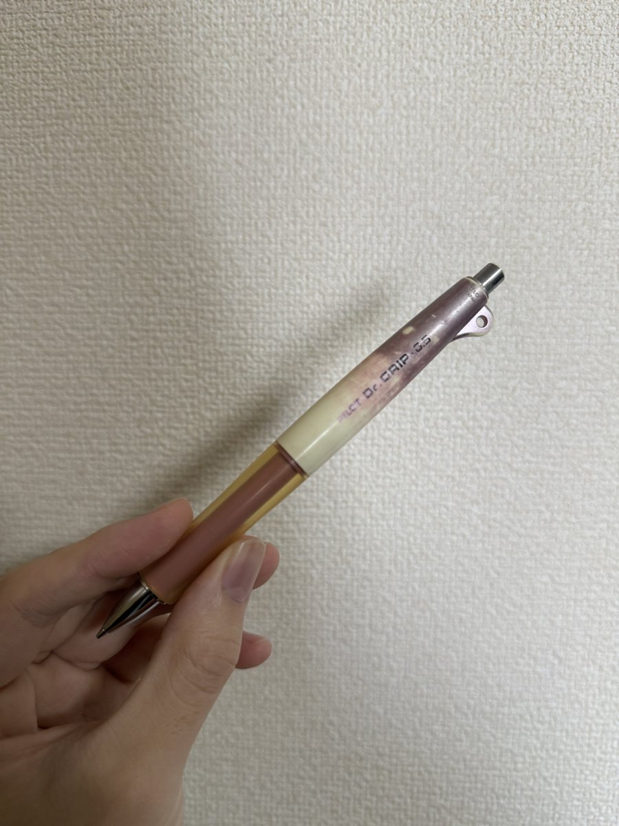 昔使ってた筆箱から使い込まれた毒栗出てきた