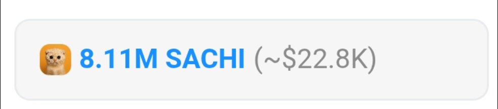 jekkoqtqt's tweet photo. And just like that, we hit 8.11m donations 🎯🎯

1.7M left before we go to the moon! 🚀🚀

If SACHI community wants to achieve something, believe that they can get it. 🔥🔥

@sachi_coin 🐾🐾 https://t.co/dctTnfFtbm