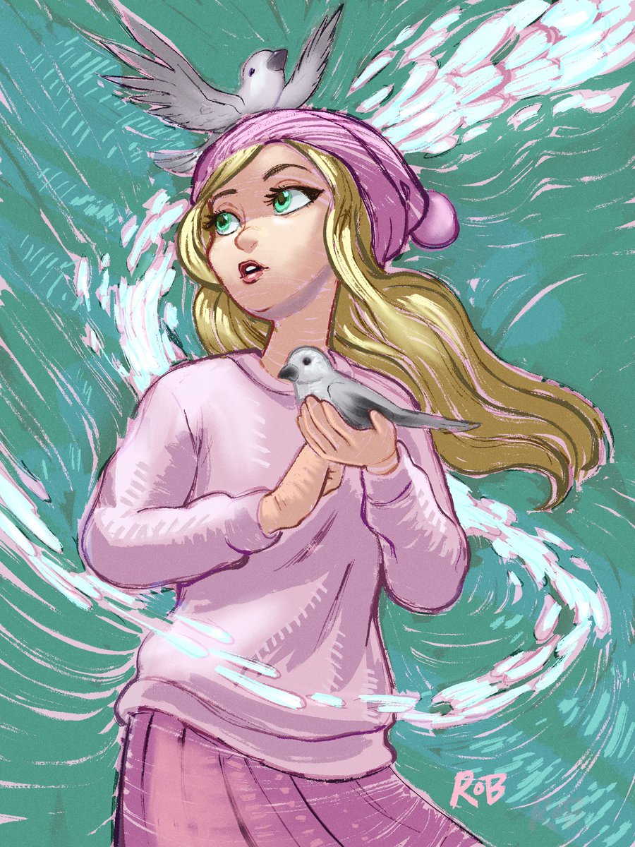 megalaros's tweet photo. My take on @mae_illustrator’s Winter DTIYS ❄️🕊️
Drawn in Procreate on iPad Pro.
Original on the last slide.

#maewinterdtiys2026 #DTIYS #illustration #procreateart https://t.co/P36au9LDpL