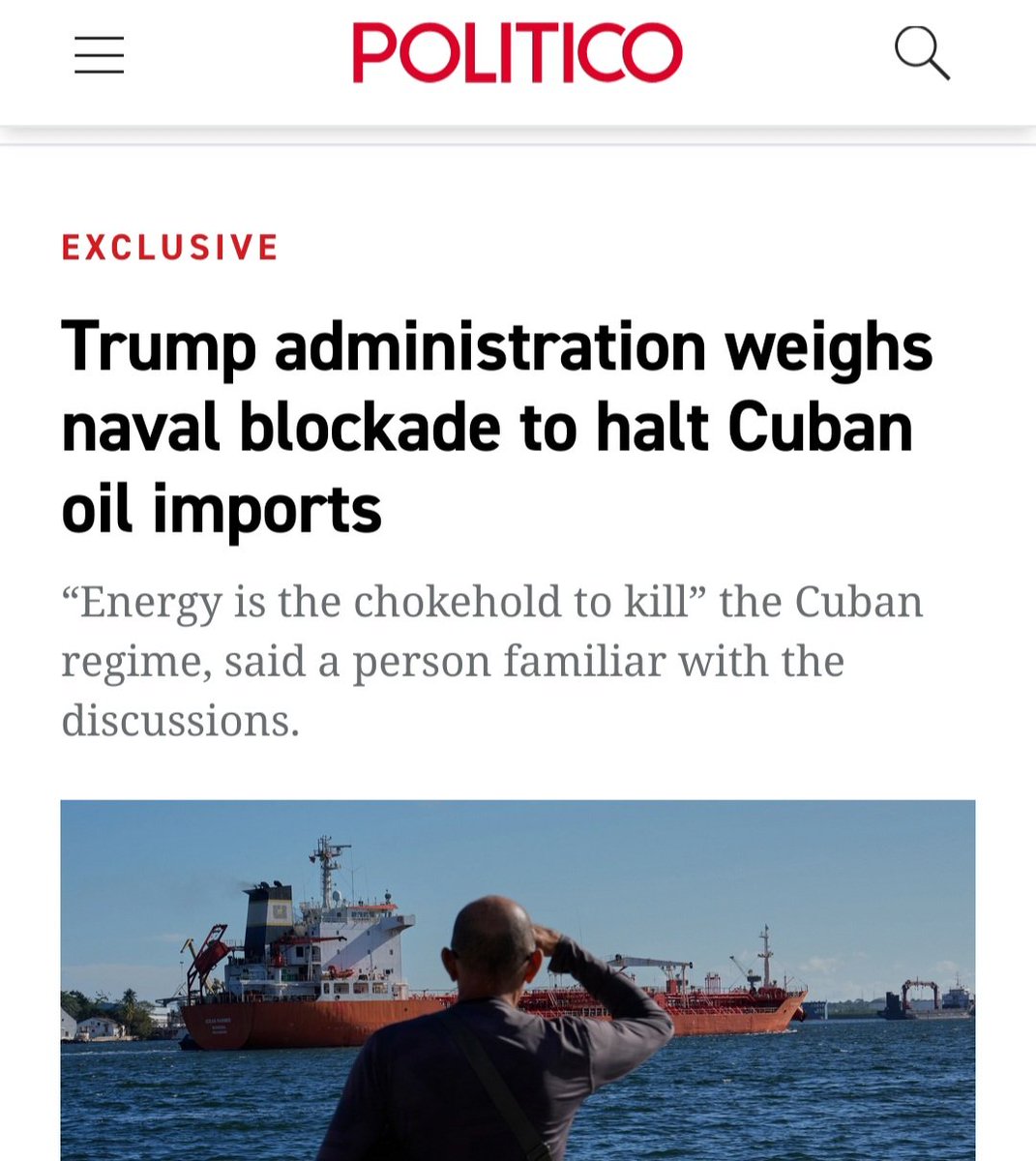 BenjaminNorton's tweet image. The US empire has terrorized the Cuban people ever since they overthrew a right-wing US puppet dictator in 1959.

Trump &amp;amp; Marco Rubio plan to expand the illegal US embargo into a military blockade to try to collapse Cuba's economy &amp;amp; topple its government.

This is state terrorism