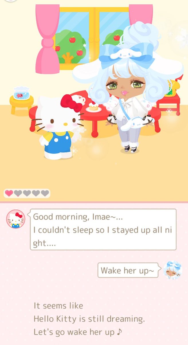 SuJai0's tweet photo. Friendship status task. #HelloKittyDreamVillage #Sanriocharacters https://t.co/SrUtNQnkcz