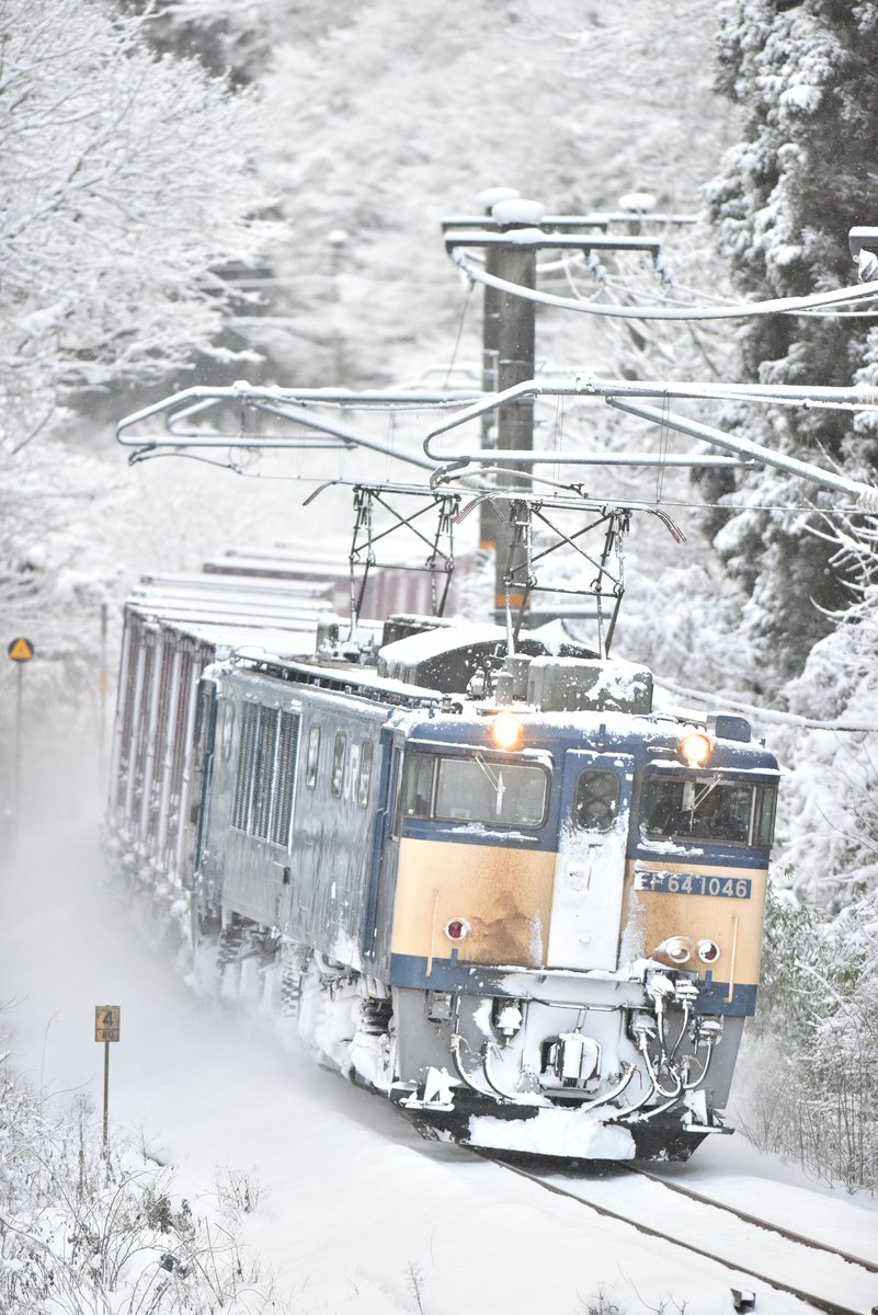 2026/1/25
3082レ
EF64 1046＋コキ