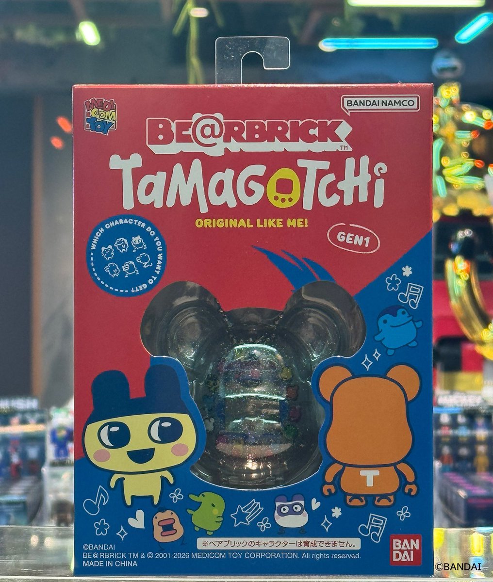 Today's MEDICOM TOY TOKYO】 [BE@RBRICK×Tamagotchi」が好評発売中