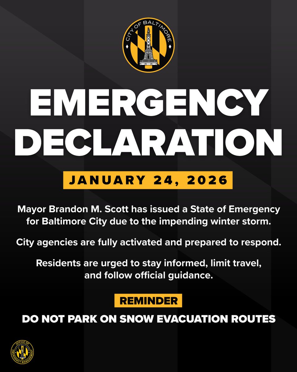 Baltimore City OEM tweet media